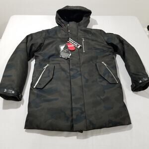 NWT Outdoor United Parka Small Camo Hercules Storm Waterproof Waxed Coating